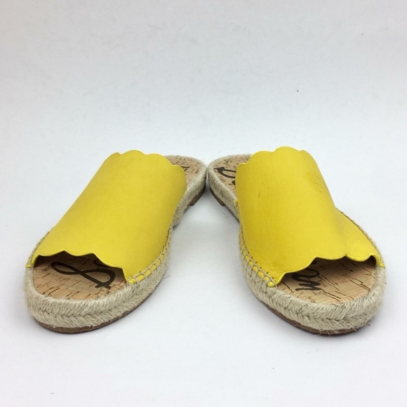 Sam Edelman Andy Scalloped Leather Espadri… - Picture 2 of 16